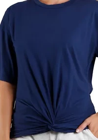 Cotton Jersey Twist Tee