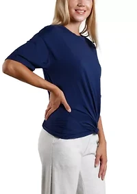 Cotton Jersey Twist Tee