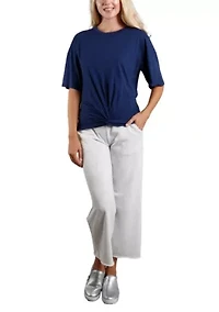 Cotton Jersey Twist Tee