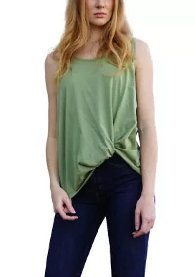 Cotton Jersey Twist Tank