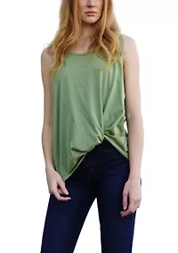 Cotton Jersey Twist Tank