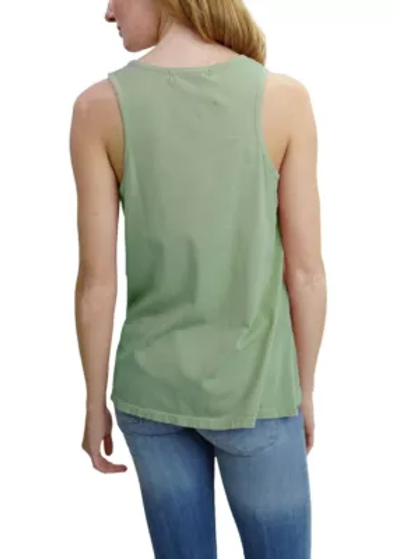 Cotton Jersey Twist Tank