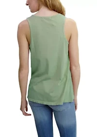 Cotton Jersey Twist Tank