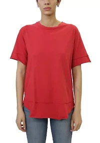 Cotton Jersey Layered Tee