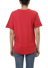 Cotton Jersey Layered Tee