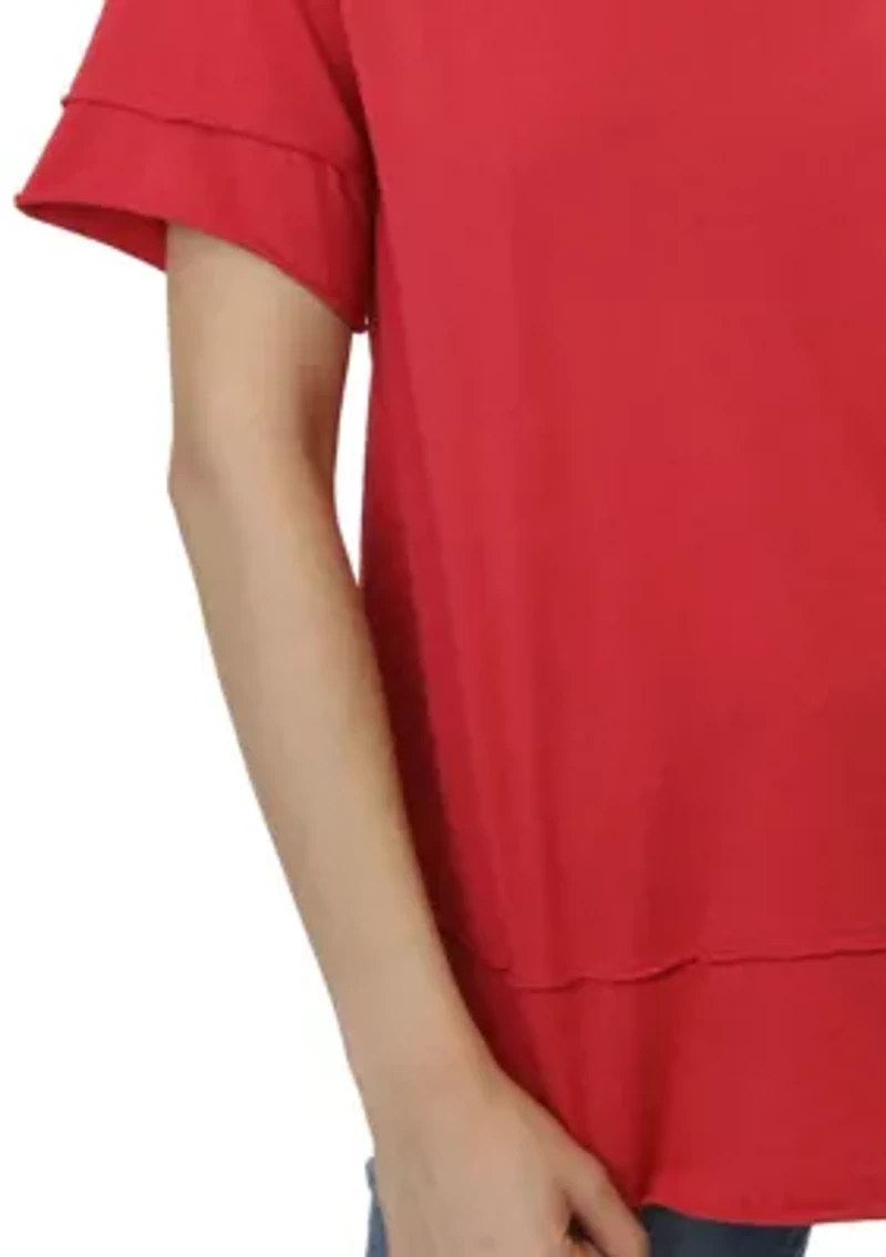 Cotton Jersey Layered Tee