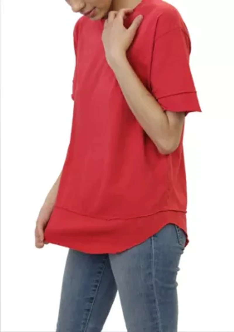 Cotton Jersey Layered Tee