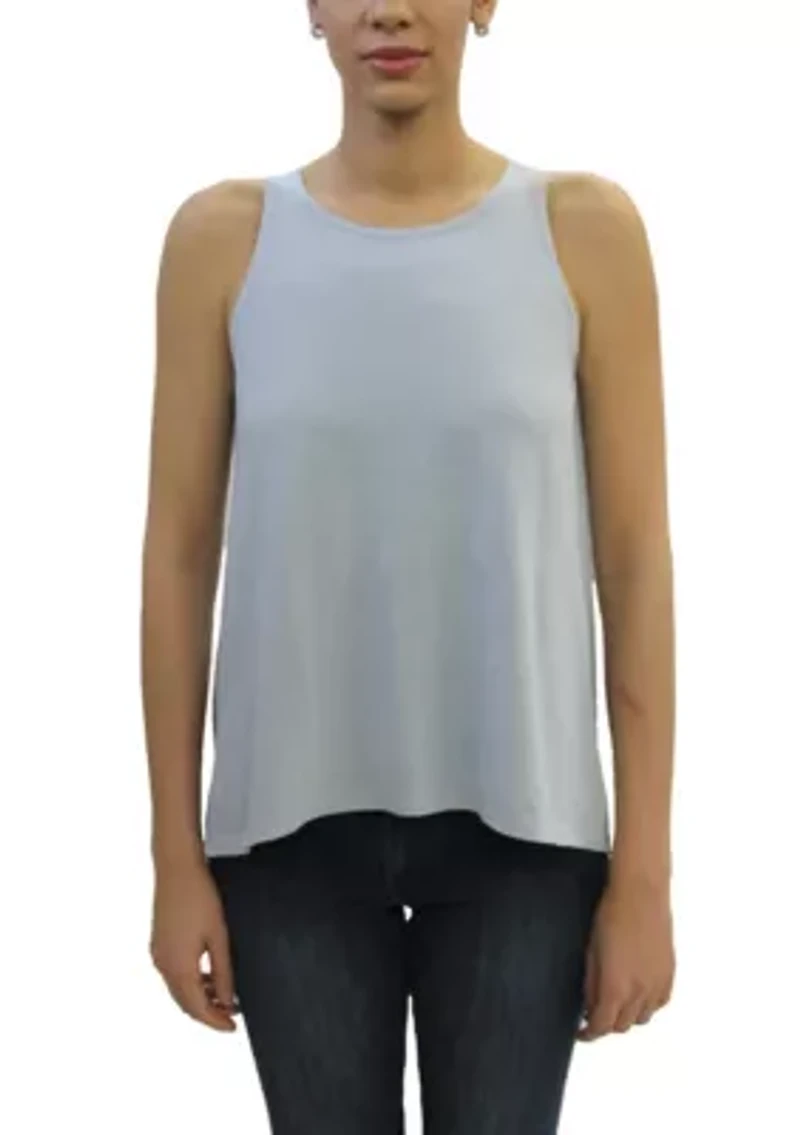 Cotton Jersey Keyhole Back Tank