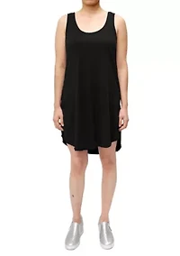 Cotton Jersey Hi Lo Eyelet Tank