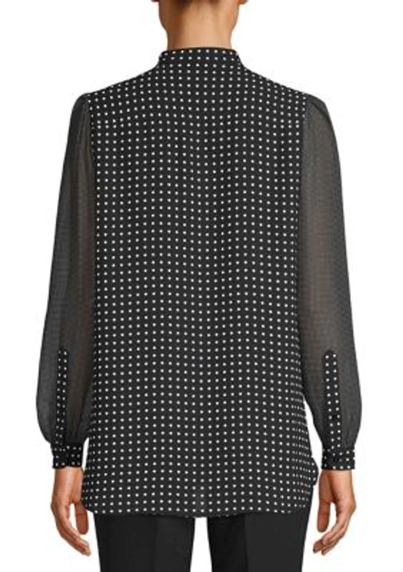 Petite Popover Tunic - Combo Sleeve