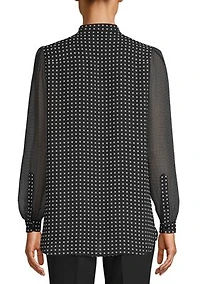 Petite Popover Tunic - Combo Sleeve