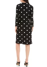 Petite Printed Classic Wrap Dress