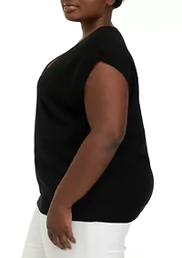Plus Milano Stitch Sweater Vest