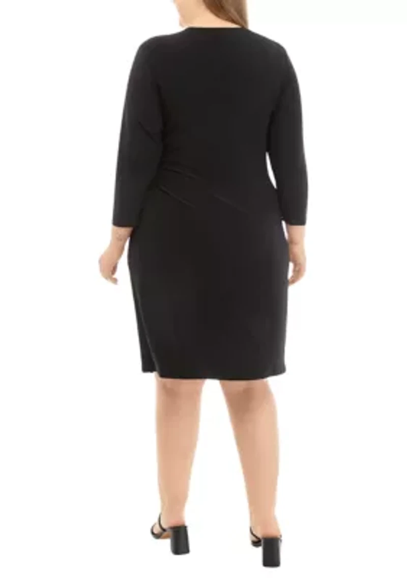 Plus Classic Wrap Dress