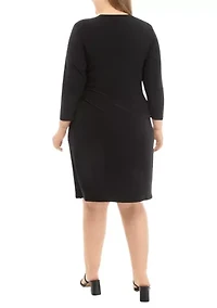 Plus Classic Wrap Dress