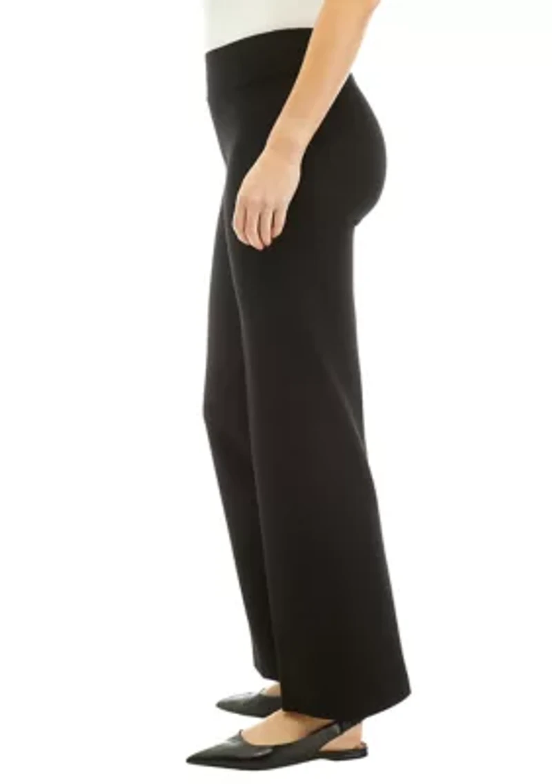 Pull On Wide Leg Pants