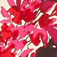 Petite Long Sleeve Mock Neck Satin Blouse