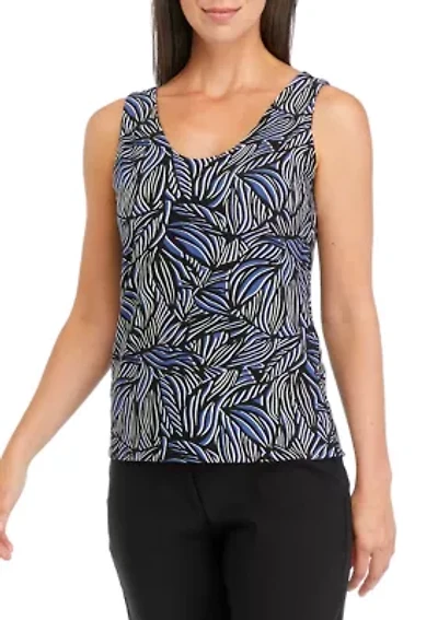 Petite Printed Reversible Scoop Neck Tank
