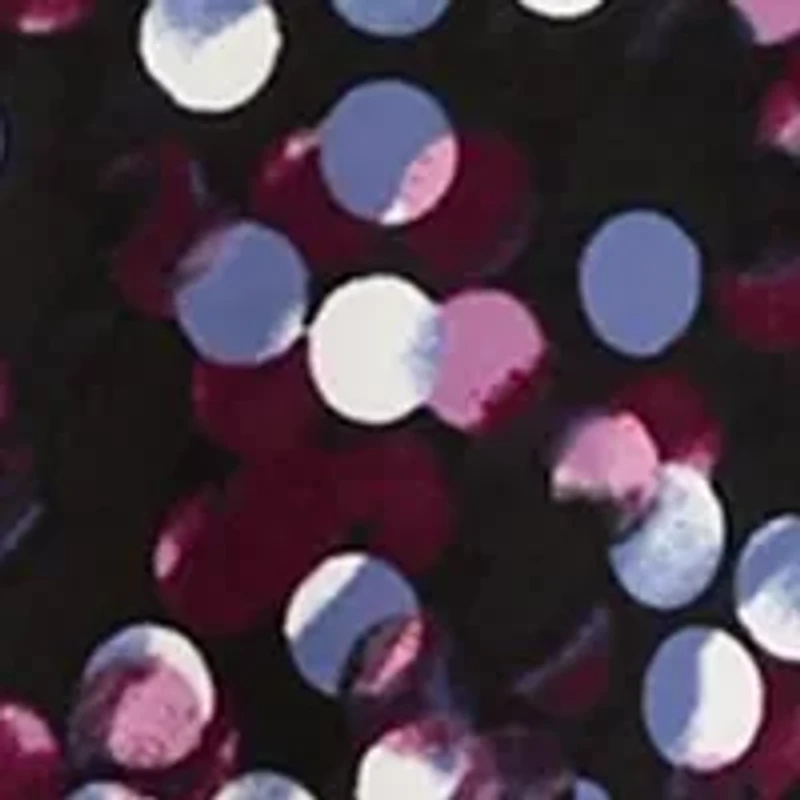 Plus Printed Sharkbite Top with 3/4 Sleeves