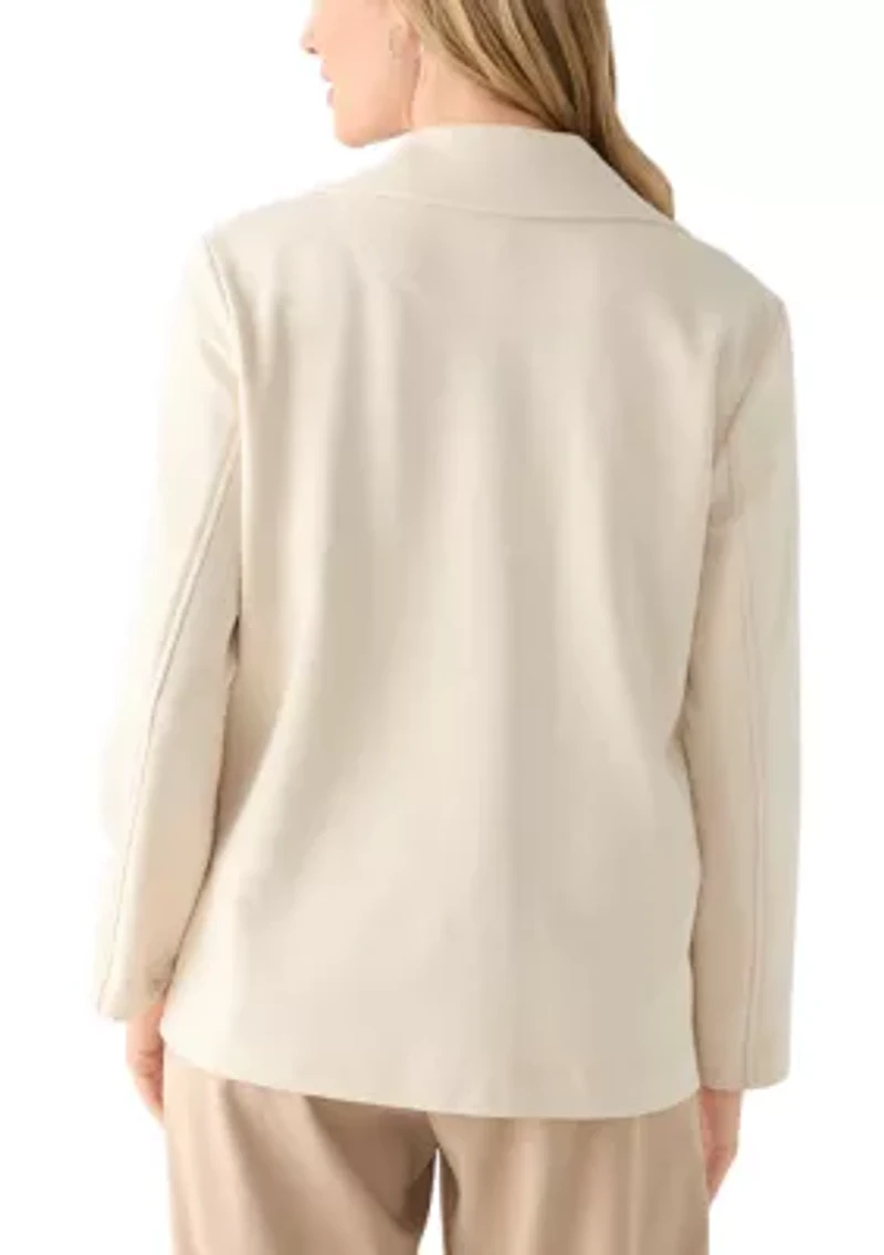 Petite Relaxed French Terry Jacket