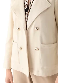 Petite Relaxed French Terry Jacket