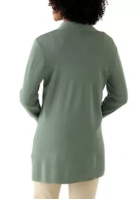 Women's Long Sleeve Napa Cardigan