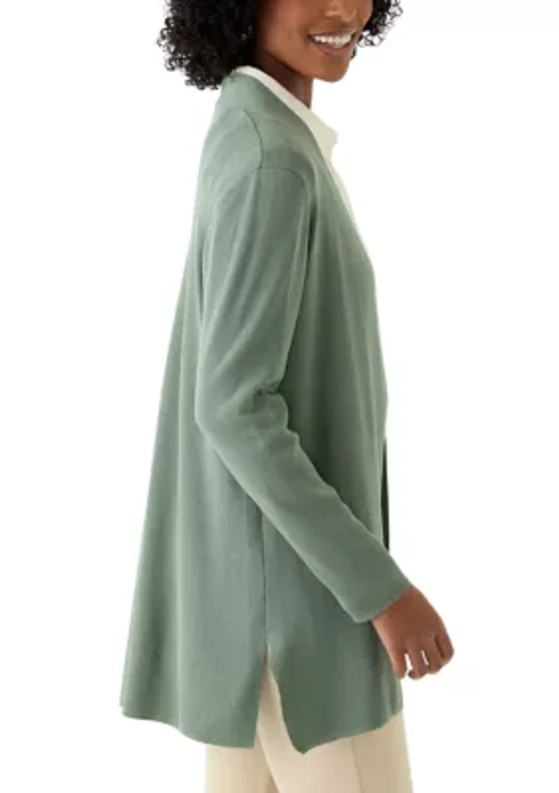 Women's Long Sleeve Napa Cardigan