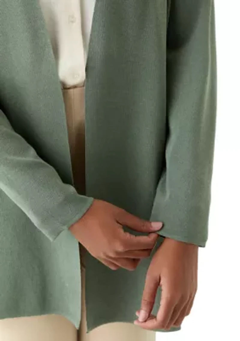 Women's Long Sleeve Napa Cardigan