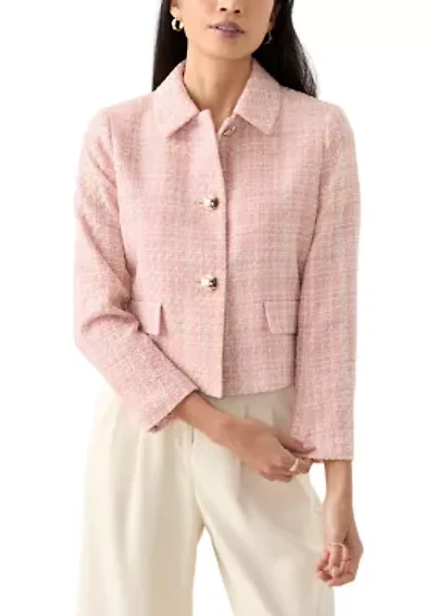 Petite Tweed Short Jacket