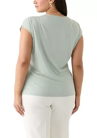 Plus Keyhole Top