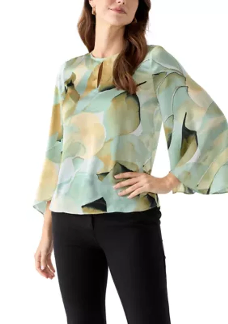Petite Keyhole Blouse