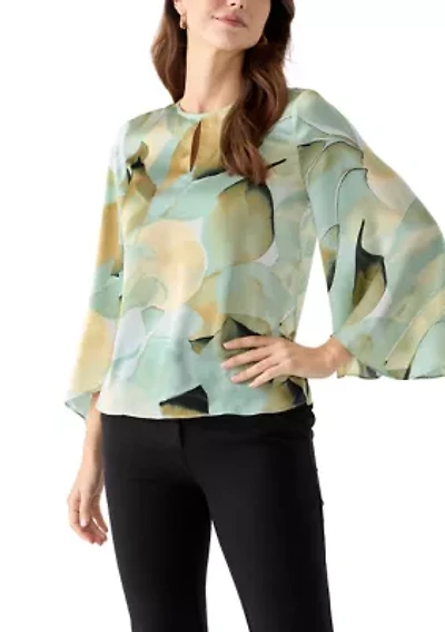 Petite Keyhole Blouse