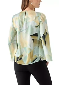 Petite Keyhole Blouse