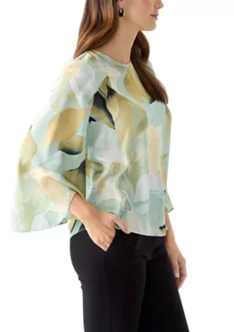 Petite Keyhole Blouse