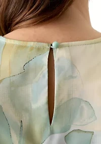 Petite Keyhole Blouse