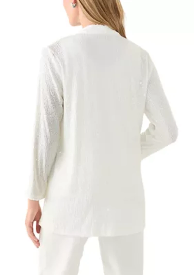 Petite Open Front Cardigan