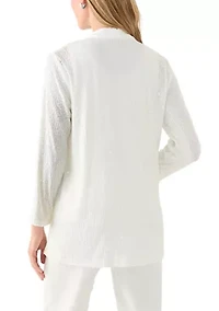 Petite Open Front Cardigan