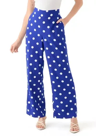 Petite Printed Trousers