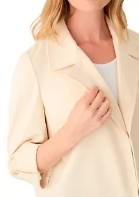 Petite Notch Collar Stretch Jacket