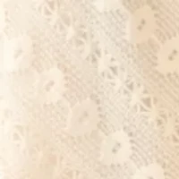 Petite V-Neck Patio Lace Dress