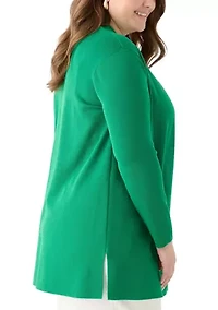 Plus Napa Cardigan