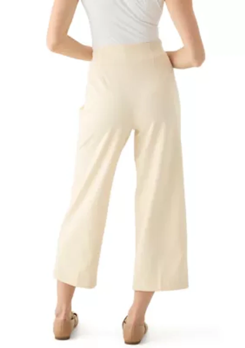 Petite Pull On Holly Waist Slim Ankle Pants