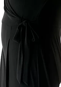 Plus Sleeveless V-Neck Jumpsuit