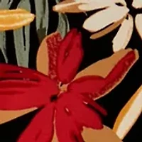 Plus Pull On Wide Waistband Printed Palazzo Pants