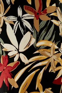 Plus Pull On Wide Waistband Printed Palazzo Pants