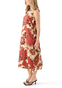 Petite Spiced Berry Multi Printed Slip Dress