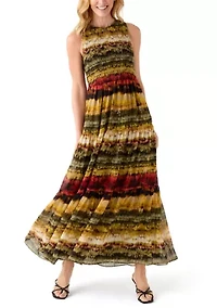Women's Smocked Bodice Tiered Dress