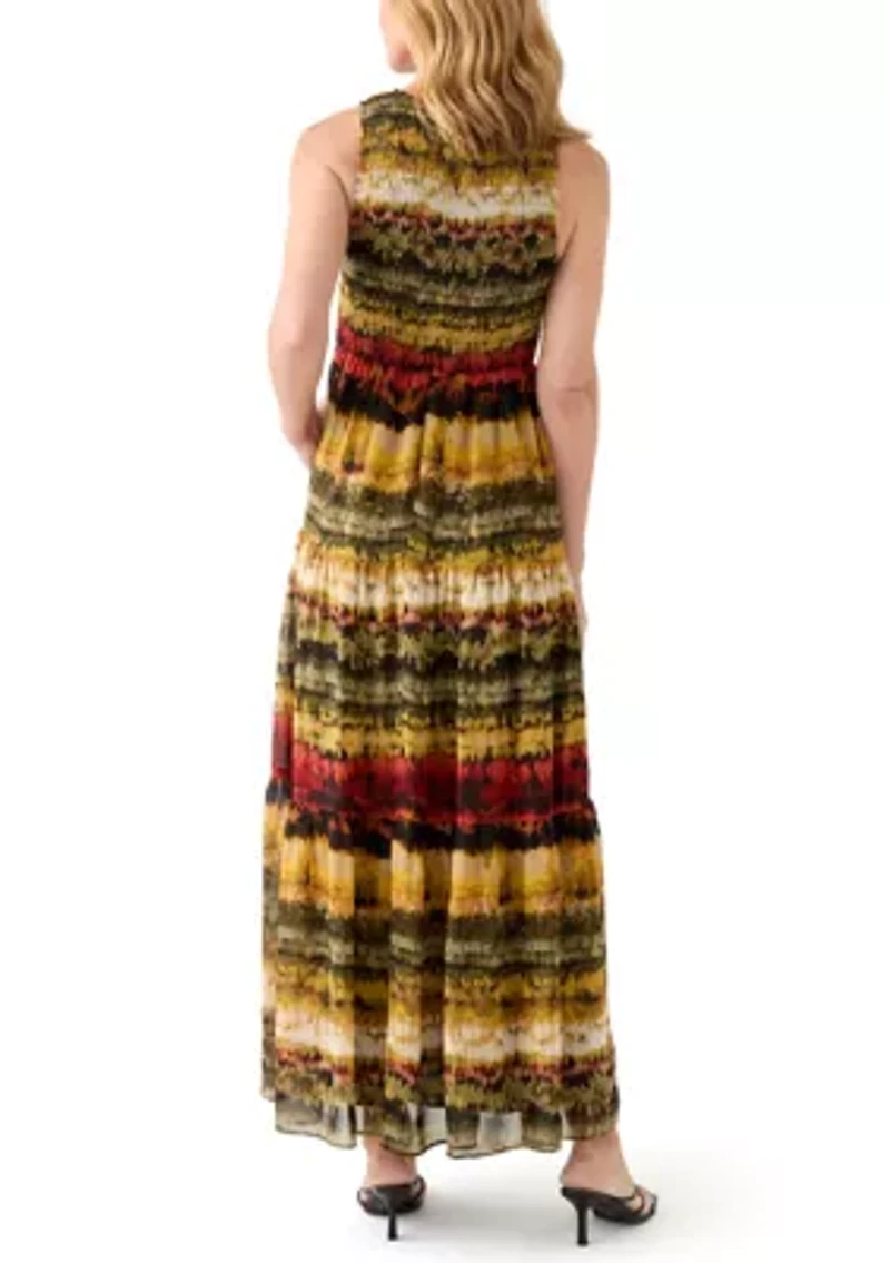 Women's Smocked Bodice Tiered Dress