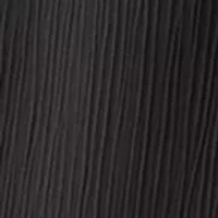 Petite Long Sleeve V-Neck Pleat Front Satin Blouse