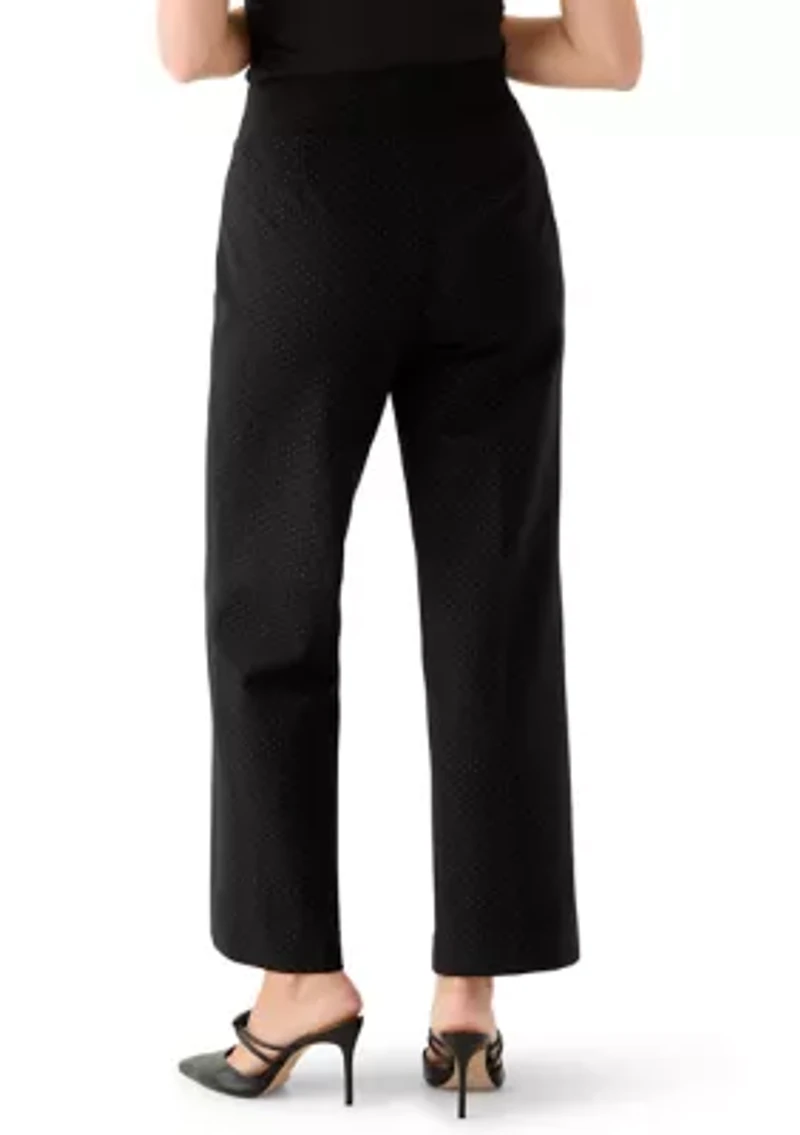 Petite Pull On Wide Leg Trousers